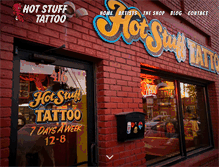 Tablet Screenshot of hotstufftattoos.com